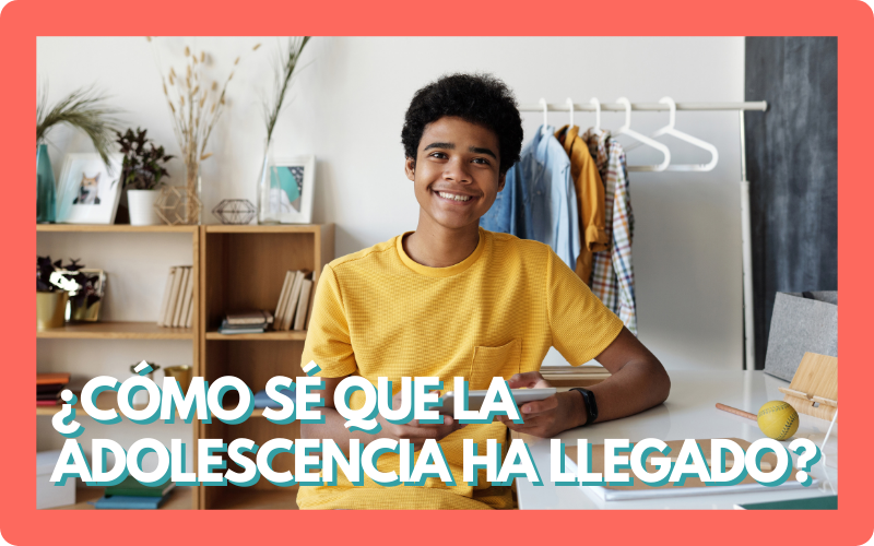 Adolescente sonriendo