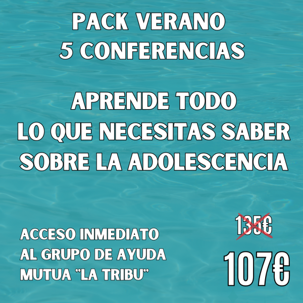 Pack 5 conferencias verano